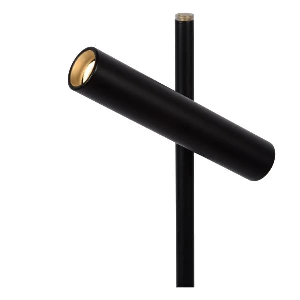 Lucide PHILON - Lampadaire / lampe de lecture - Ø 23 cm - LED Dim. - 1x4,5W 3000K - Noir - DETAIL 4